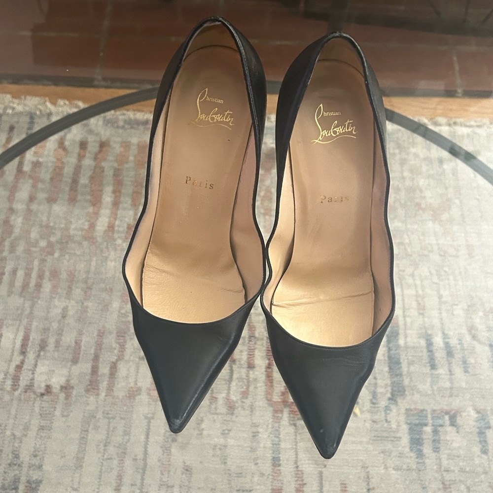Christian Louboutin Black Stiletto Heels